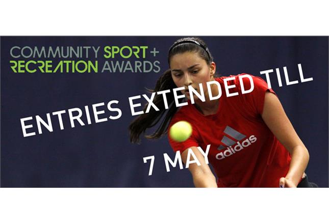 Sport and Recreation Alliance announce 7-day deadline extension for entries to Community Sport and Recreation Awards news article image